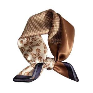 100 Percent Silk Small Square Scarf Women Neck Head Scarf Neckerchief Gift